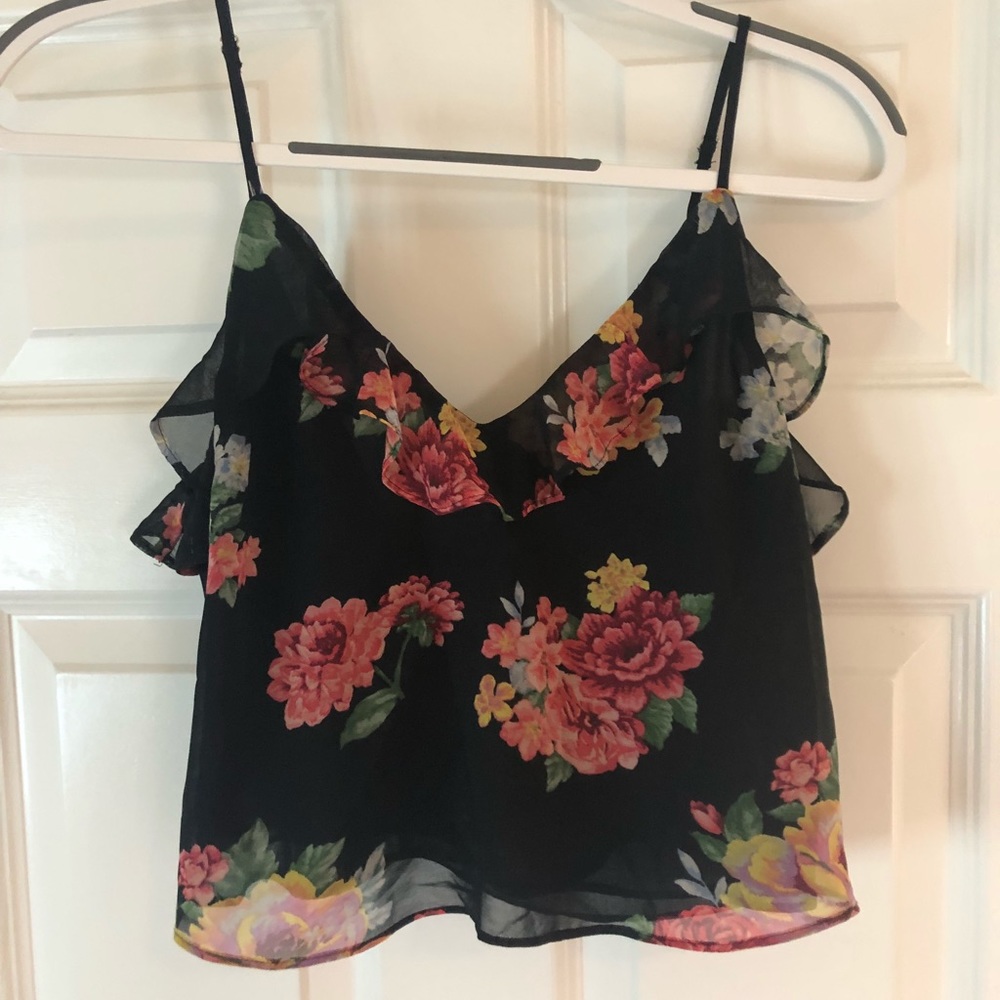 Floral Tank Top Blouse